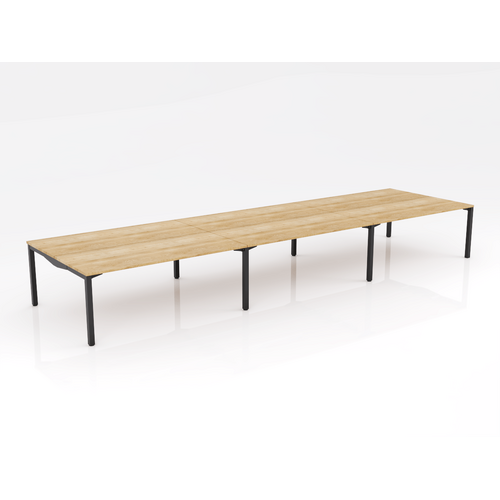 Axis Stretch 6 Person B2B 1200 X 750 Natural Oak On Black