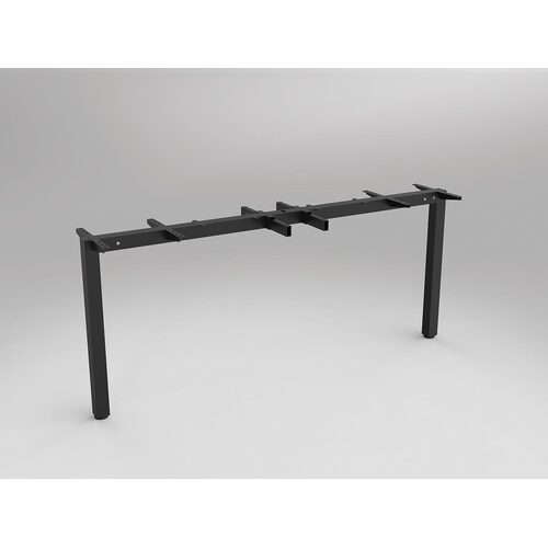 Axis/Anvil Shared Leg 1620mm B2B Desk - Packed In Singles Black
