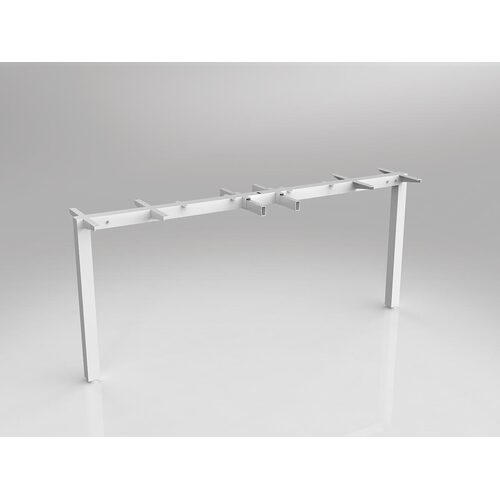 Axis/Anvil Shared Leg 1620mm B2B Desk - Packed In Singles White