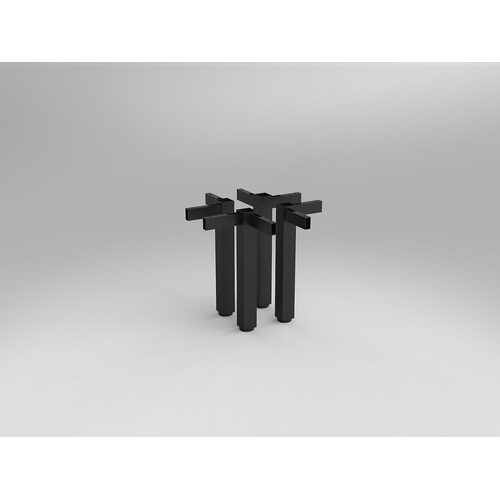 Axis Coffee Table Leg Set 425mm H - Packed In A Box Of Four Black