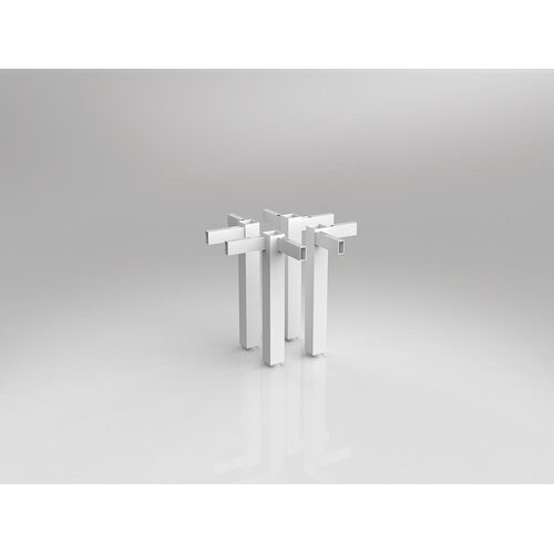 Axis Coffee Table Leg Set 425mm H - Packed In A Box Of Four White