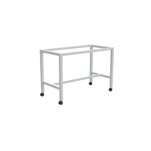 Axis Square Leg Mobile Bar Leaner Frame 1500 X 600 X 1025H White