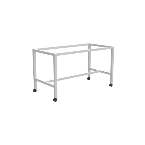 Axis Square Leg Mobile Bar Leaner Frame 1800 X 600 X 1025H White