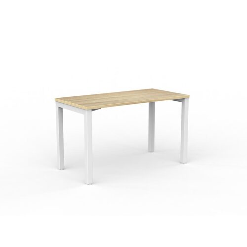 Axis Desk 1200 X 600 New Oak On White