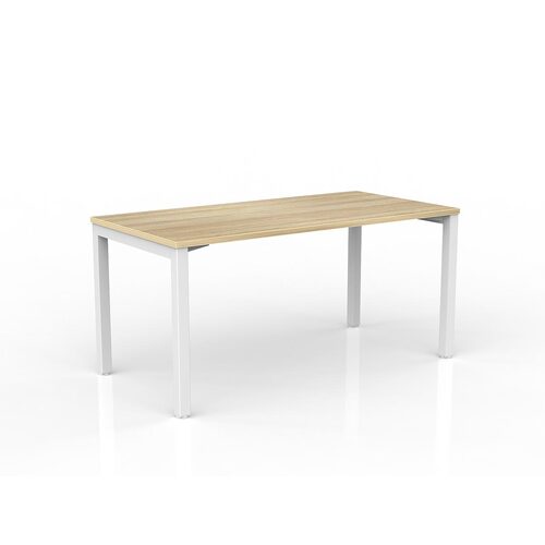 Axis Desk 1500 X 750 New Oak On White