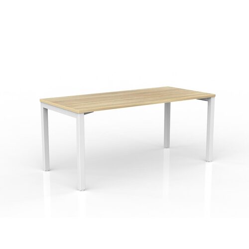 Axis Desk 1600 X 750 New Oak On White