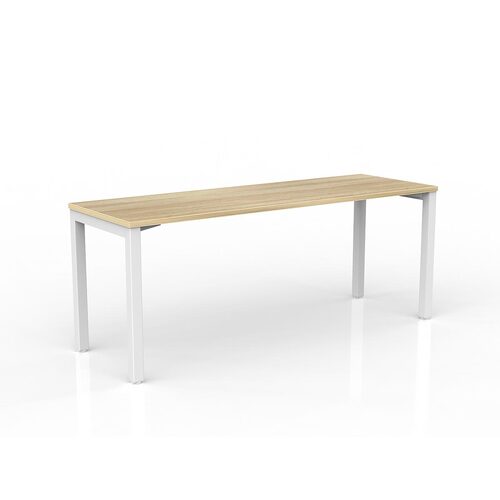 Axis Desk 1800 X 600 New Oak On White