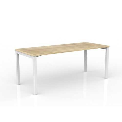 Axis Desk 1800 X 750 New Oak On White