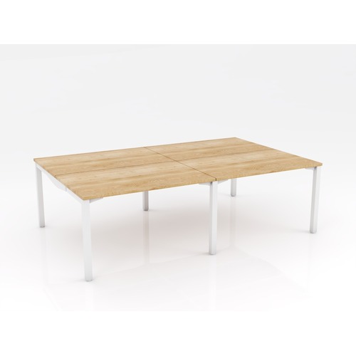 Axis Stretch 4 Person B2B 1200 X 750 Natural Oak On White