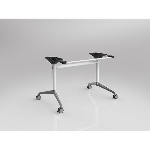 Modulus Flip Table Frame Suits 900 - 1300L X 800 - 1050D Tops White