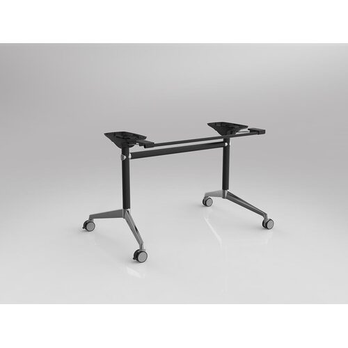 Modulus Flip Table Frame Suits 1200 - 1600L X 800 - 1050D Tops Black