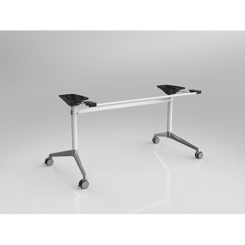 Modulus Flip Table Frame Suits 1200 - 1600L X 800 - 1050D Tops White