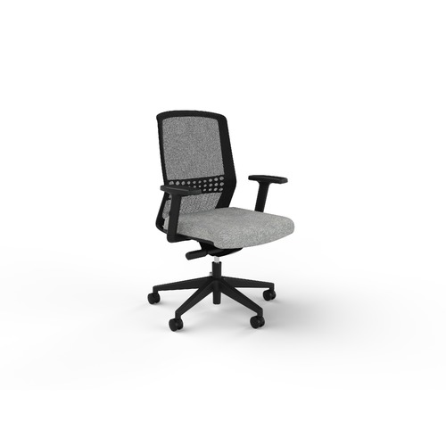 Motion Sync W/ Lumbar + Arms Ash Grey