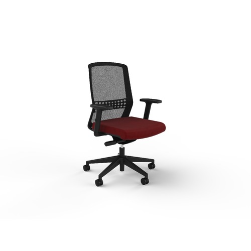 Motion Sync W/ Lumbar + Arms Chilli Red