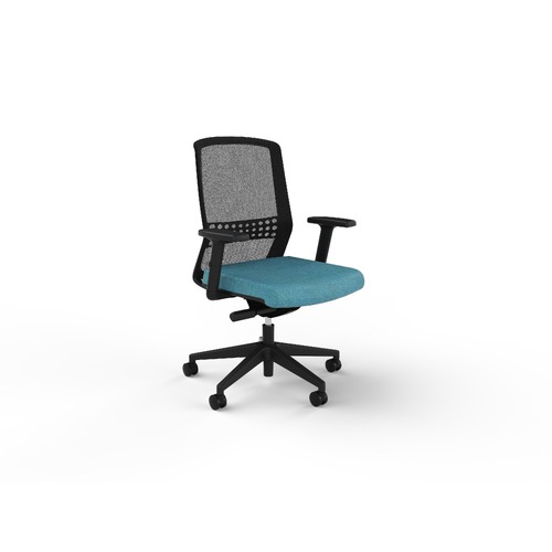 Motion Sync W/ Lumbar + Arms Ice Blue