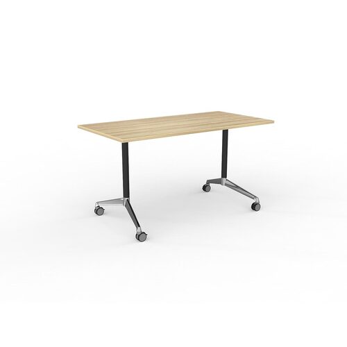 Modulus Mobile Meeting Table 1500 X 750 New Oak
