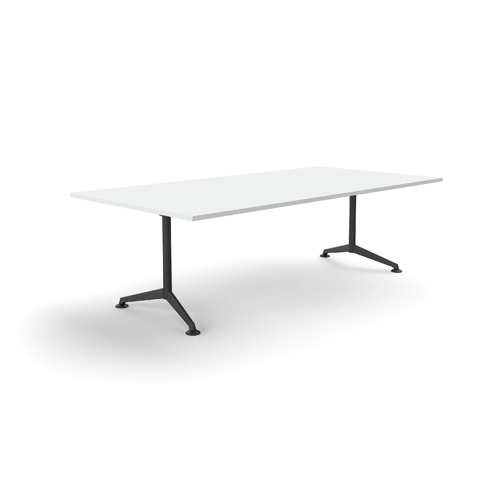 Modulus Meeting Table 2100 X 900 White On Black