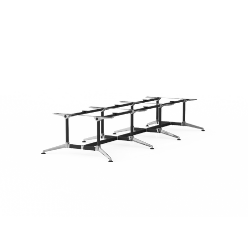 Modulus Boardroom Table Frame To Suit 4000-4500 X 1400-1550 Black/Polished