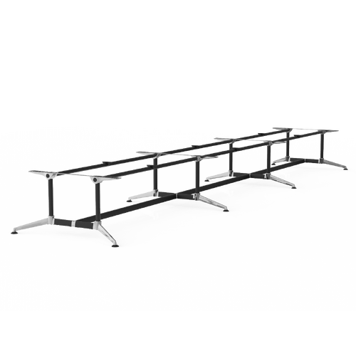 Modulus Boardroom Table Frame To Suit 4900-5400 X 1200-1350 Black/Polished