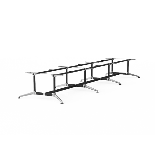 Modulus Boardroom Table Frame To Suit 5500-5900 X 1400-1550 Black/Polished