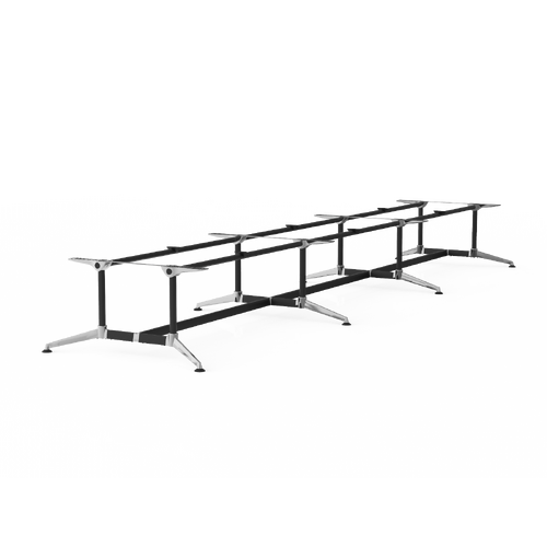 Modulus Boardroom Table Frame To Suit 6400-6800 X 1200-1350 Black/Polished