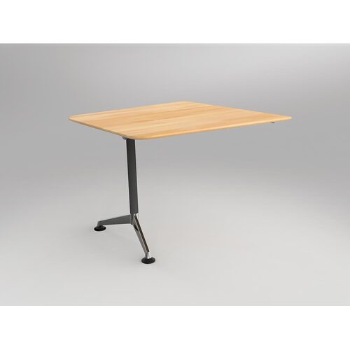 Modulus Video Conferencing Table, 1060 W X 1000 D X 730 H Solid Beech Top