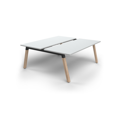 Plantation B2B 2 X 1800 X 750 White On Solid Oak