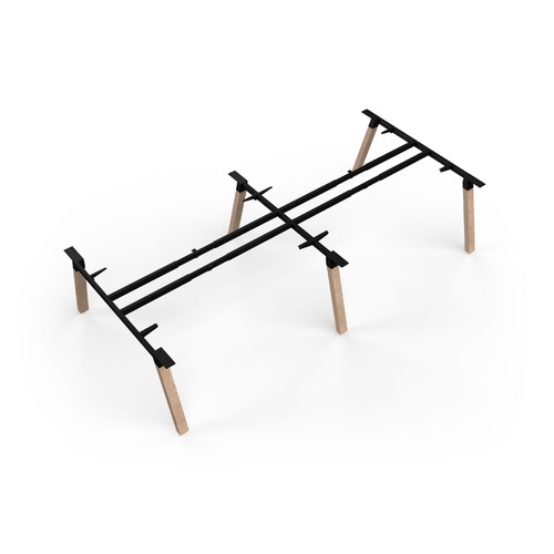Plantation B2B Frame To Suit 4 X 1200 X 750 Solid Oak/Black