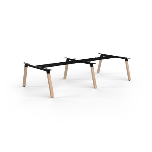 Plantation B2B Frame To Suit 2 X 1500 X 750 Solid Oak/Black