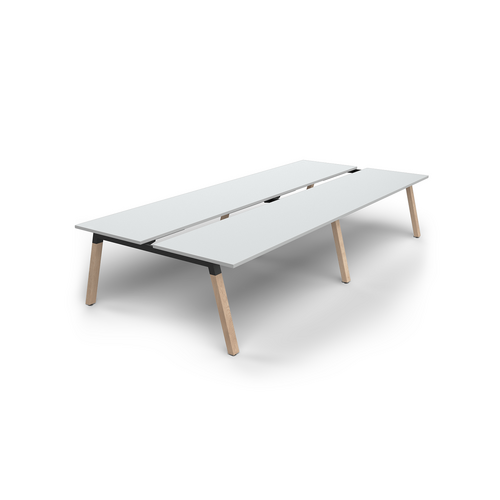 Plantation B2B 4 X 1800 X 600 White On Solid Oak