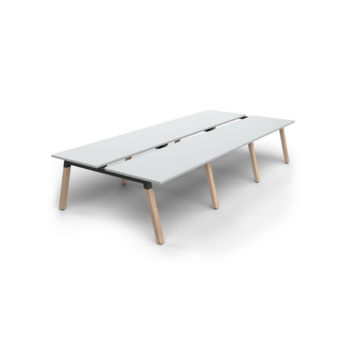 Plantation B2B 6 X 1200 X 600 White On Solid Oak