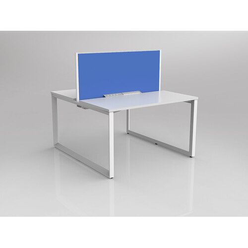 Anvil B2B 2 X 1200 X 600 New Oak On White With Screen White/Baby Blue