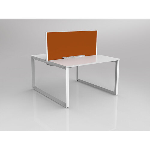 Anvil B2B 2 X 1200 X 600 New Oak On White With Screen White/Burnt Orange