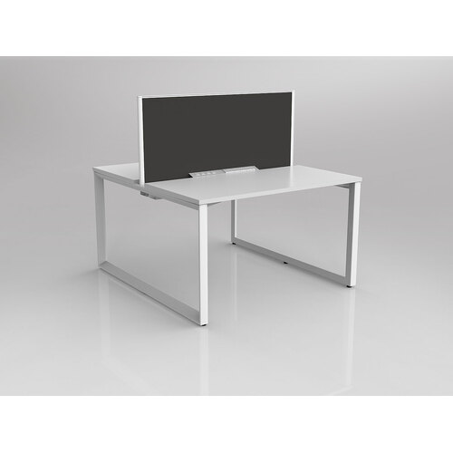 Anvil B2B 2 X 1200 X 600 New Oak On White With Screen White/Grey