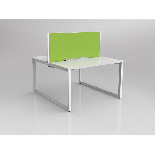 Anvil B2B 2 X 1200 X 600 New Oak On White With Screen White/Lime Green