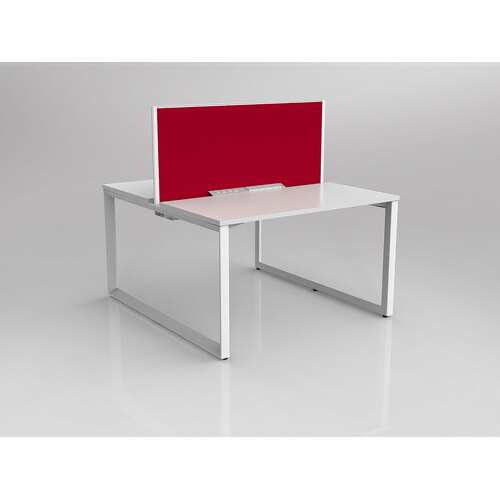 Anvil B2B 2 X 1200 X 600 New Oak On White With Screen White/Tomato Red