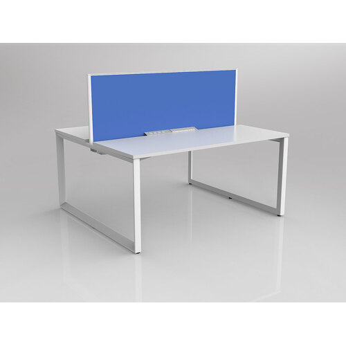 Anvil B2B 2 X 1500 X 600 New Oak On White With Screen White/Baby Blue