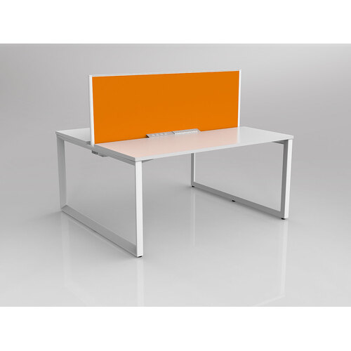 Anvil B2B 2 X 1500 X 600 New Oak On White With Screen White/Bright Orange
