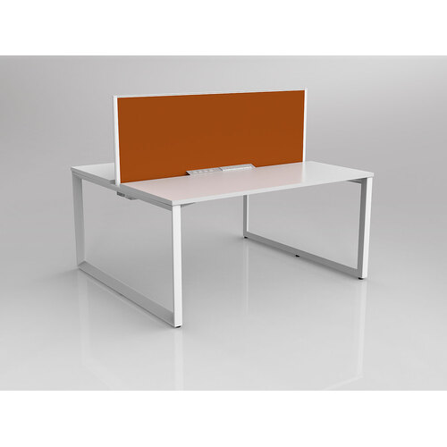 Anvil B2B 2 X 1500 X 600 New Oak On White With Screen White/Burnt Orange