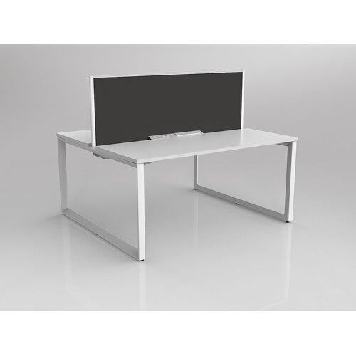 Anvil B2B 2 X 1500 X 600 New Oak On White With Screen White/Grey