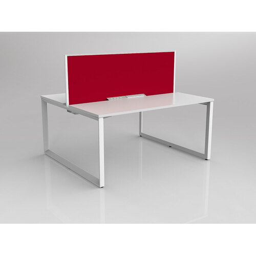 Anvil B2B 2 X 1500 X 600 New Oak On White With Screen White/Tomato Red