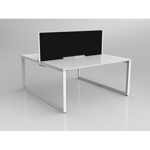 Anvil B2B 2 X 1500 X 750 New Oak On White With Screen White/Charcoal