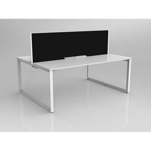 Anvil B2B 2 X 1800 X 600 New Oak On White With Screen White/Black