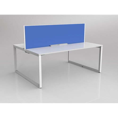 Anvil B2B 2 X 1800 X 600 New Oak On White With Screen White/Baby Blue