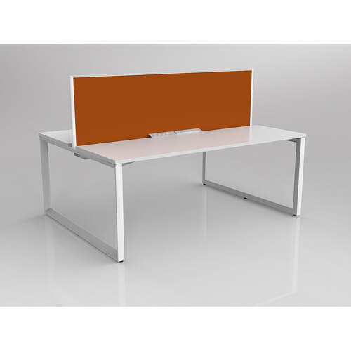 Anvil B2B 2 X 1800 X 600 New Oak On White With Screen White/Burnt Orange