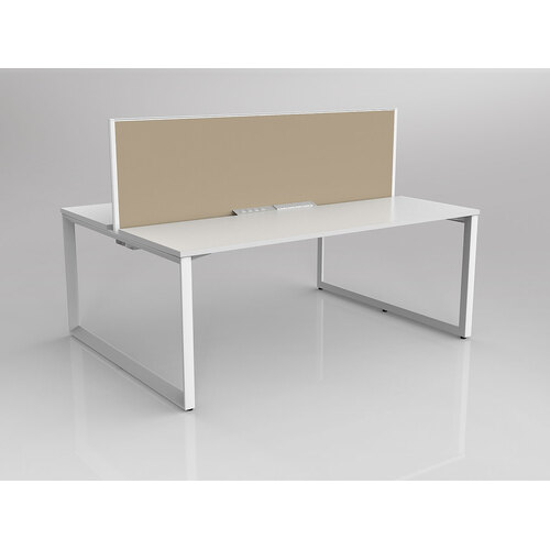 Anvil B2B 2 X 1800 X 600 New Oak On White With Screen White/Fossil
