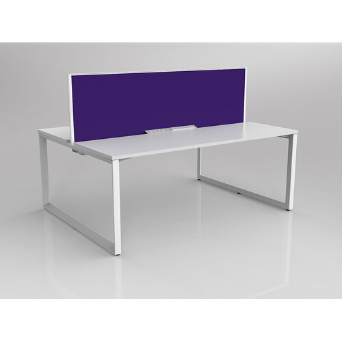 Anvil B2B 2 X 1800 X 600 New Oak On White With Screen White/Plum