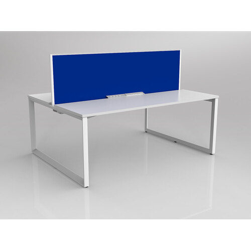 Anvil B2B 2 X 1800 X 600 New Oak On White With Screen White/Sky Blue