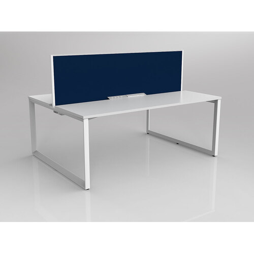 Anvil B2B 2 X 1800 X 600 New Oak On White With Screen White/Steel Blue