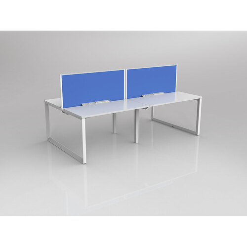 Anvil B2B 4 X 1200 X 600 New Oak On White With Screen White/Baby Blue